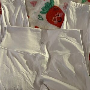 Lululemon Athletica White Leggings
